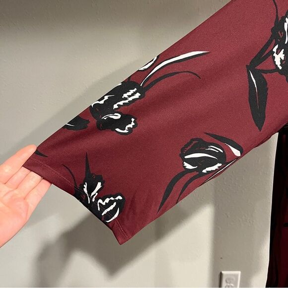 Ellos Long sleeve floral plus size stretchy dress size 2XL - Picture 6 of 14